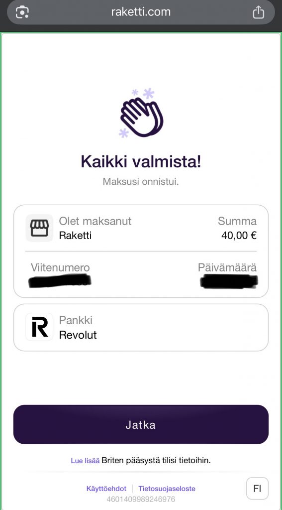 40 euron talletus ulkomaiselle kasinolle